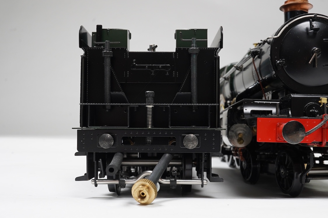 A Gauge One Aster Hobbies live steam GWR Castle Class, 4-6-0 tender locomotive, Kingswear Castle 5015, the factory ‘Built Up’ version, with spirit fired working four cylinder motion, with assembly instructions, operating